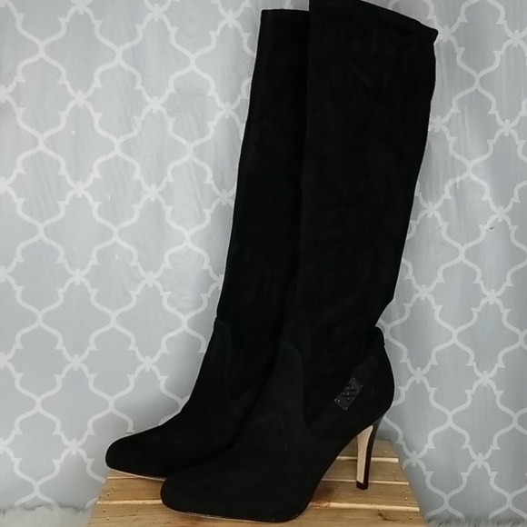Coach suede heeled boots - Picture 3 of 6
